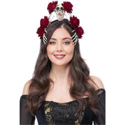 Smiffys Rose & Skeleton Headband