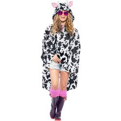 Smiffys Unisex Adult Cow Print Costume Poncho