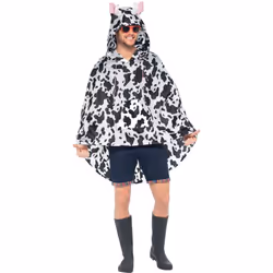 Smiffys Unisex Adult Cow Print Costume Poncho