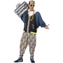 Smiffys 80s Hip Hop Patterned Costume