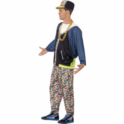 Smiffys 80s Hip Hop Patterned Costume