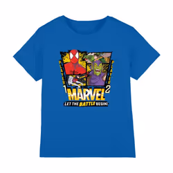 Spider-Man Childrens/Kids Let The Battle Begin Green Goblin T-Shirt - 9-10 Years, Royal Blue