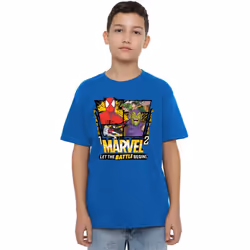 Spider-Man Childrens/Kids Let The Battle Begin Green Goblin T-Shirt - 9-10 Years, Royal Blue