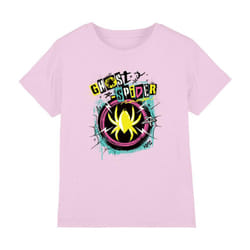 Marvel Childrens/Kids Ghost-Spider Punk T-Shirt - 9-10 Years, Light Pink