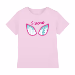 Marvel Childrens/Kids Ghost-Spider Eyes T-Shirt - 12-13 Years, Light Pink