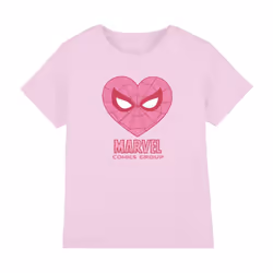 Spider-Man Childrens/Kids Heart T-Shirt