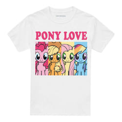 My Little Pony Mens Pony Love T-Shirt - M, White