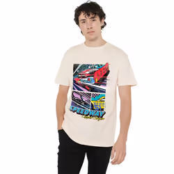 Cars Mens Copper Canyon T-Shirt - L, Natural