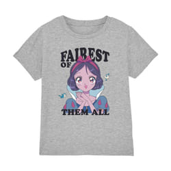 Disney Princess Childrens/Kids Fairest Of Them All Snow White Anime T-Shirt
