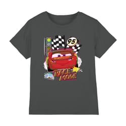 Cars Childrens/Kids Race Mode T-Shirt - 9-11 Years, Charcoal