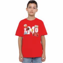 Cars Childrens/Kids LMQ Lightning McQueen T-Shirt - 12-13 Years, Red