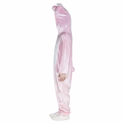 Smiffys Childrens/Kids Pig Costume Jumpsuit - 10-12 Years, Pink