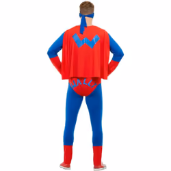 Smiffys Mens Wallyman Costume Set - L, Blue/Red