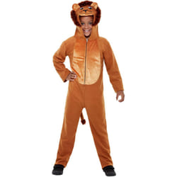 Smiffys Childrens/Kids Lion Costume - 7-9 Years, Brown