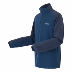 Regatta Mens Elson II Lightweight Fleece - S, Moonlight Denim/Navy
