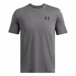 Under Armour Mens Sportstyle Short-Sleeved T-Shirt - L, Castle Rock Grey/Black