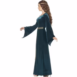 Smiffys Womens/Ladies Medieval Maid Costume - XL, Green