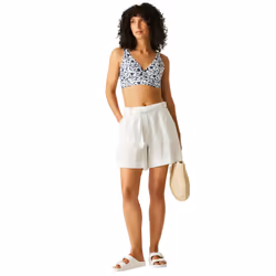 Regatta Womens/Ladies Paloma Large Floral Bikini Top - 18 UK, Navy/White