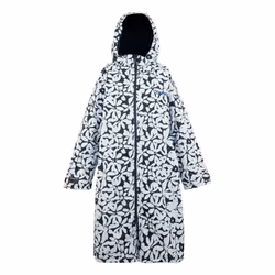 Regatta Unisex Adult Large Floral Changing Robe - L-XL, Navy/White