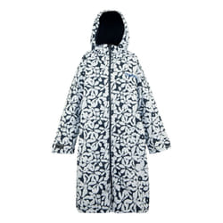Regatta Unisex Adult Large Floral Changing Robe - L-XL, Navy/White