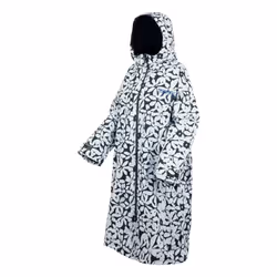 Regatta Unisex Adult Large Floral Changing Robe - L-XL, Navy/White