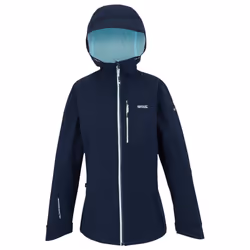 Regatta Womens/Ladies Birchdale II Waterproof Jacket - 18 UK, Navy/Icy Morn