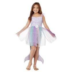 Smiffys Girls Mermaid Seashell Costume Dress - 7-9 Years, Purple