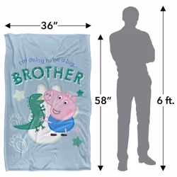 Peppa Pig Big Brother Blanket