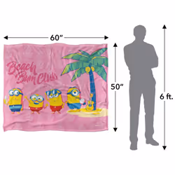 Minions Beach Bum Club Blanket