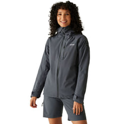 Regatta Womens/Ladies Birchdale II Waterproof Jacket - 12 UK, Black/Seal Grey