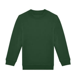 B&C Childrens/Kids ID.332 Crew Neck Sweatshirt - 7-8 Years, Bottle Green