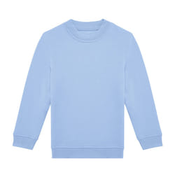 B&C Childrens/Kids ID.332 Crew Neck Sweatshirt - 12-13 Years, Lotus Blue