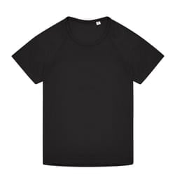 B&C Childrens/Kids #Active T-Shirt - 12-13 Years, Black