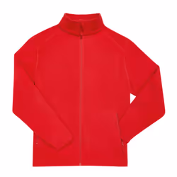 B&C Unisex Adult Reset Polar Fleece Jacket - XS, Red