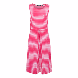Regatta Womens/Ladies Ariena Painterly Stripe Casual Dress - 20 UK, Pink Fusion/White
