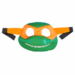 TMNT Childrens/Kids Michelangelo 1/2 Mask