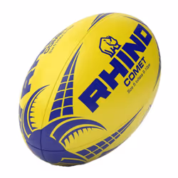 Rhino Comet Rugby Ball - 5, Yellow
