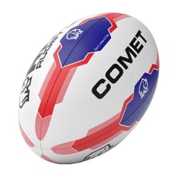 Rhino League Comet Rugby Ball - 5, White