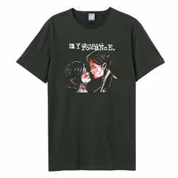 Amplified Unisex Adult Three Cheers My Chemical Romance T-Shirt - XS, Charcoal