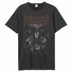 Amplified Unisex Adult In The Name Of Freedom Behemoth T-Shirt - 3XL, Charcoal