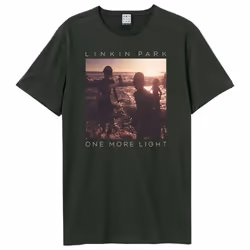 Amplified Unisex Adult One More Light Linkin Park T-Shirt - XS, Charcoal