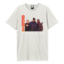 Amplified Unisex Adult Hip Hop Hooray Naughty By Nature T-Shirt - XS, Vintage White