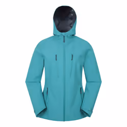 Mountain Warehouse Womens/Ladies Rainstorm 2.5 Layered Waterproof Jacket - 12 UK, Teal