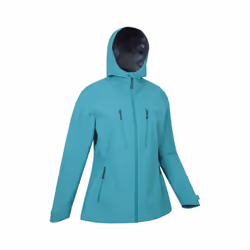 Mountain Warehouse Womens/Ladies Rainstorm 2.5 Layered Waterproof Jacket - 12 UK, Teal