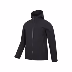 Mountain Warehouse Mens Retreat Packable Soft Shell Jacket - 3XL, Black