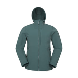 Mountain Warehouse Mens Retreat Packable Soft Shell Jacket - 4XL, Green