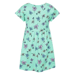 Mountain Warehouse Girls Essentials Lora Floral Dress - 5-6 Years, Pale Green