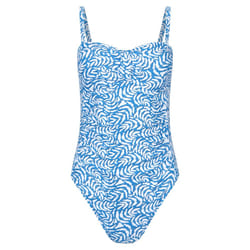Mountain Warehouse Womens/Ladies Resort Printed Tummy Control One Piece Swimsuit - 12 UK, Blue