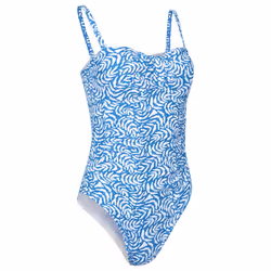 Mountain Warehouse Womens/Ladies Resort Printed Tummy Control One Piece Swimsuit - 12 UK, Blue