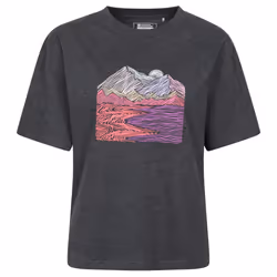 Mountain Warehouse Womens/Ladies Landscape Boxy T-Shirt - 10 UK, Charcoal